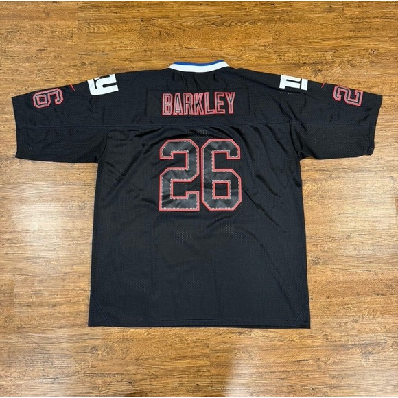 Nike New York Giants Saquon Barkley #26 Black On‎ Field Football Jersey Men's 52 - Picture 3 of 11